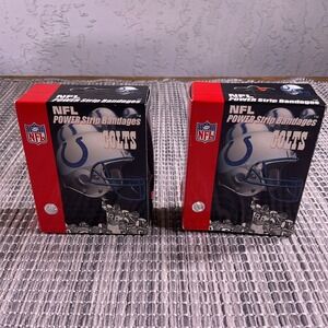 2 Boxes Indianapolis Colts  25 Bandages Football Power Strip NFL Football Band